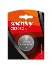 Элемент питания Smartbuy CR-2032 BL1/12/720