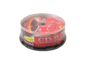 Диск VS CD-R 700Mb 52х (уп. 25шт. в пласт. кор.) Print /250/