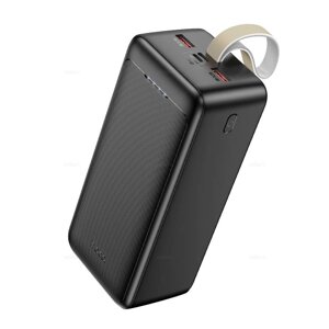 Внешний аккумулятор Hoco J111C 40000mAh, 2USB 2A in Type-C/MicroUSB PD20W+QC3.0 Black м