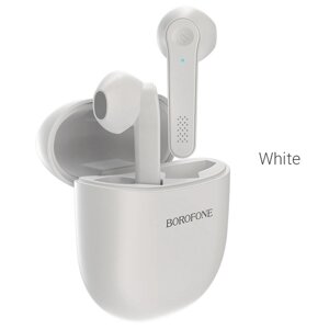 Гарнитура Bluetooth TWS Borofone BE49 Serenity, Bluetooth, 300 мАч (White)
