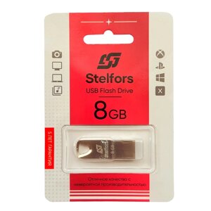 Stelfors USB 8GB 117 серия (металл, серебро)