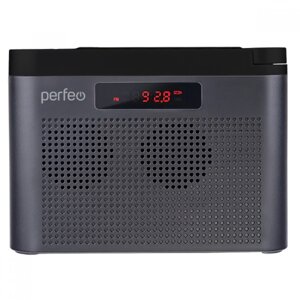 Радиоприемник Perfeo ТАЙГА FM+ 66-108МГц/MP3/аккум-р, цифр., USB, AUX in, серый (I70GR) (PF_C4941)