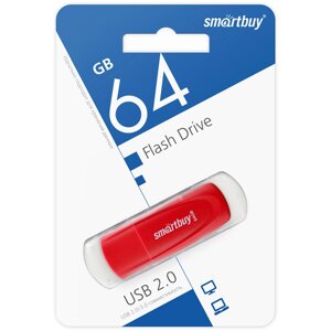 Smart Buy USB 64GB Scout Red