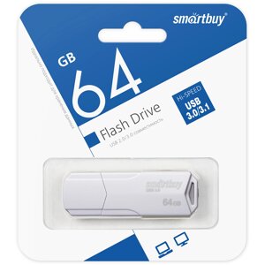 Smart Buy USB 3.0 64GB CLUE White в Ростовской области от компании Медиамир