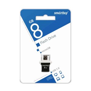 Smart Buy USB 8GB OTG POKO series Black