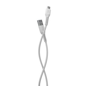 Кабель More choice USB - Type-C K16a 2.0A TPE 1м + держатель для кабеля (White)