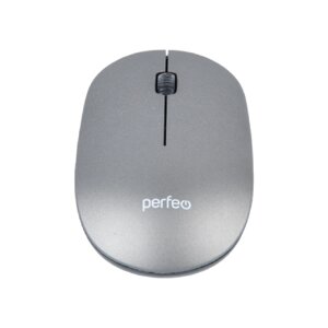 Мышь беспроводная Perfeo TREND, 3 кн, DPI 1200, USB, серая (PF_B4907)