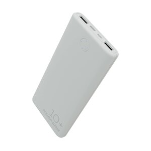 Внешний аккумулятор More Choice PB11-10 10000mAh 2USB 2.1A (White)