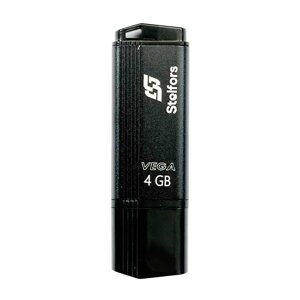 Stelfors USB 4GB Vega (металл чёрный) в Ростовской области от компании Медиамир