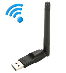 ТВ адаптер беспроводной Perfeo "LINK" USB-WiFi для DVB-T2 приставок с поддержкой IPTV (PF_B3315)