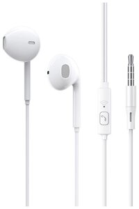 Гарнитура внутриканальная Borofone BM54 Maya universal earphones вкладыши, White
