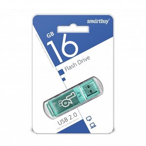 Smart Buy USB 16GB Glossy series Green в Ростовской области от компании Медиамир
