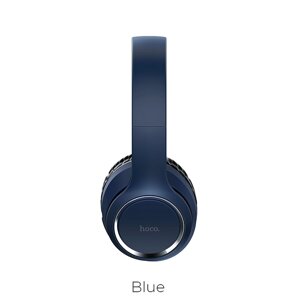 Гарнитура Bluetooth полноразмерная HOCO W28 Journey 250mah, складные (до 10 часов работы) Blue