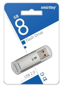 Smart Buy USB 8GB V-Cut Silver
