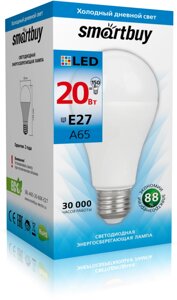 Светодиодная (LED) Лампа Smartbuy-A65-20W/6000/E27 (SBL-A65-20-60K-E27)
