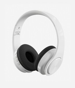 Гарнитура Bluetooth Полноразмерная Breaking BT-11 , MP3, съемный кабель (Белый) (25533)