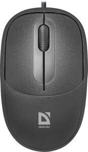 Мышь Defender Datum MS-980 черный,3 кнопки,1000dpi, блистер , компактная (52980)