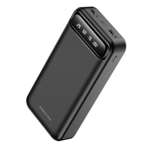 Внешний аккумулятор Borofone BJ14A Freeway 20000mAh 2USB 2.0A Li-pol батарея LED (Black)