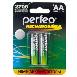 Аккумулятор PERFEO 2700МНАА- 2 BL2 /60/240