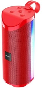 Колонка портативная Borofone BR5 Adventure 2*5W 1200mAh LED, FM , MP3, USB, AUX (Red)