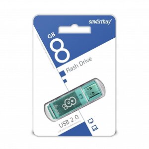 Smart Buy USB 8GB Glossy series Green в Ростовской области от компании Медиамир