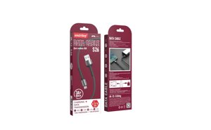 Кабель Smartbuy S26 MicroUSB 3.0 А, QC , нейл.,1 м, черн/серый  (iK-12-S26bg) в Ростовской области от компании Медиамир