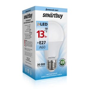 Светодиодная (LED) Лампа Smartbuy-A60-13W/4000/E27 (SBL-A60-13-40K-E27-A)
