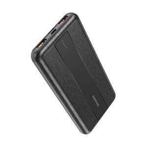 Внешний аккумулятор Borofone BJ3 Minimalist 10000mAh 2USB+Type-C 2.0A LED (Black)