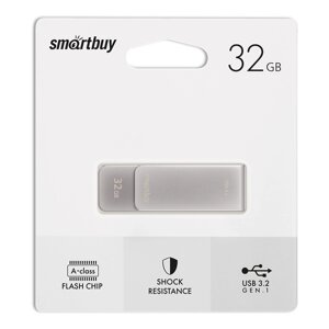 Smart Buy USB 3.0 32GB M1 Metal Grey (USB 3.0/3.2 Gen. 1) (SB032GM1G)