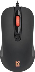 Мышь Defender Ultra Classic MB-280 7цветов,4 кнопки,1200dpi, Soft Rubber Skin, черный (52281) в Ростовской области от компании Медиамир