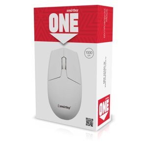 Мышь беспроводная SmartBuy 203AG ONE белая (SBM-203AG-W) / 100