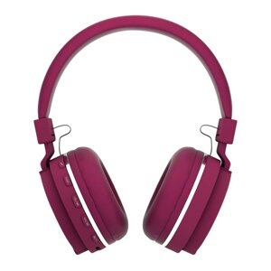 Гарнитура Bluetooth полноразмерная More Choice HW15 200mAh MP3/FM/AUX + бандана (Cherry)