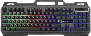 Клавиатура Defender игровая IronSpot GK-320L RU, радужная подсветка (45320)