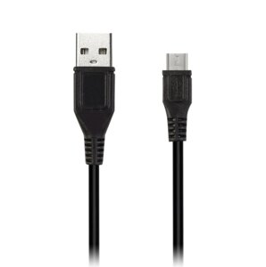 Кабель Smartbuy USB - micro USB, цветные, длина 1,2 м, черный (iK-12c black)/250