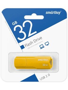 Smart Buy USB 32GB CLUE Yellow в Ростовской области от компании Медиамир