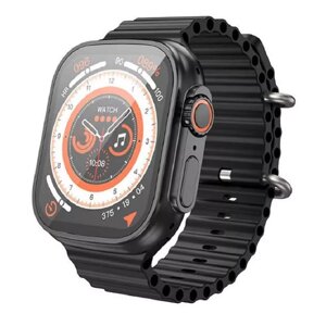 Смарт-часы Hoco Y12 Ultra (call version) 2.0",240*282; IP67, ЦП: Ruiyu 8762DT; ROM 128MB 280mA Black м