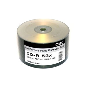 Диск СD-R bulk 700Mb 52х Silver (уп. 50 шт.) CMC /600/