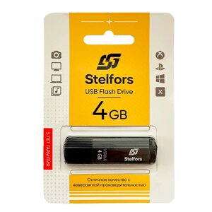 Stelfors USB 4GB Vega (металл серый) в Ростовской области от компании Медиамир