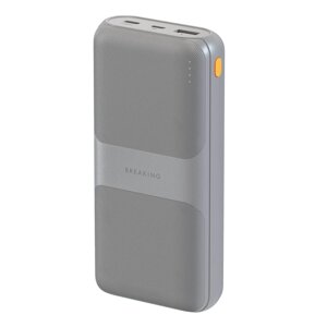 Внешний аккумулятор Breaking P205, 1USB+1TypeC, 20000 mAh, 3.0A, 20W, PD, QC3.0 (Графит)   (27241) Р в Ростовской области от компании Медиамир