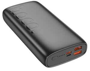 Внешний аккумулятор 20000mAh Hoco J122A 2USB 3,0A 22.5W+PD20W быстр. зарядка с LED диспл.  Black в Ростовской области от компании Медиамир