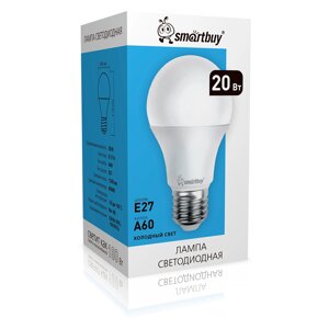 Светодиодная (LED) Лампа Smartbuy-A60-20W/6000/E27 (SBL-A60-20-60K-E27)