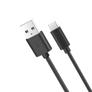 Кабель More choice USB - Type-C K13a 2.1A TPE 1м + держатель для кабеля (Black)