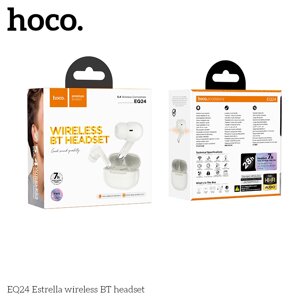 Гарнитура Bluetooth TWS HOCO EQ24 320 мАч White д