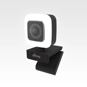 Веб-камера RITMIX RVC-220 , разрешение 1920х1080 (Full HD), 2 Мп, прищепка