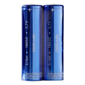 Аккумулятор Smartbuy LI18650-2000 mAh (50/400) (уп. 2шт.) (SBBR-18650-2S2000) в Ростовской области от компании Медиамир
