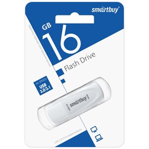 Smart Buy USB 3.0 16GB Scout White