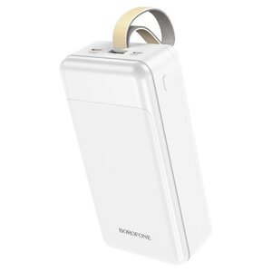 Внешний аккумулятор Borofone BJ19B 30000mAh 1USB PD 20W+QC3.0 быстрая зарядка с LED White