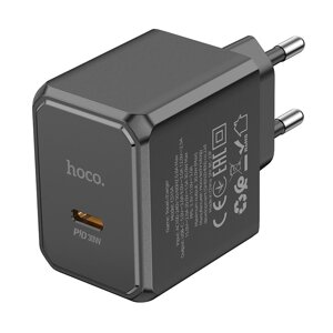 ЗУ Сетевое HOCO CS15A 1Type-C 3.0A QC3.0 PD 30W быстрая зарядка Black