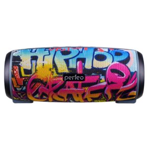 Колонка Bluetooth Perfeo "HIP HOP" 12ВТ, FM, MP3, microSD, USB, AUX, , 2600mAh, граффити PF_A4336