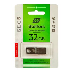 Stelfors USB 32GB 117 серия (металл чёрный) в Ростовской области от компании Медиамир